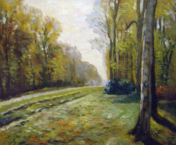 Le Pave de Chailly. The painting by Claude Monet