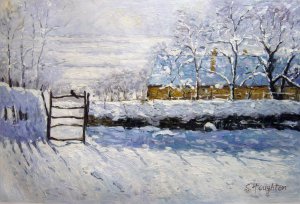 Magpie, Claude Monet, Art Paintings