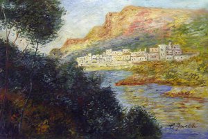Claude Monet, Monte Carlo Seen From Roquebrune, Painting on canvas
