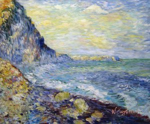 Claude Monet, Morning By The Sea, Painting on canvas