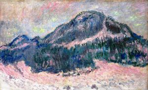Reproduction oil paintings - Claude Monet - Mount Kolsaas, Rose Reflection