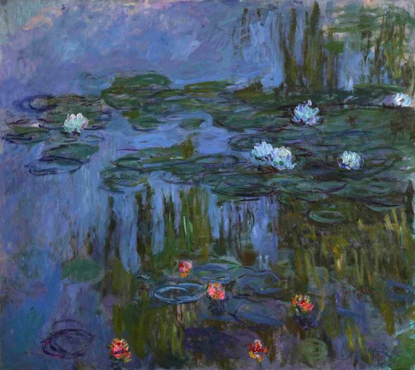 Nympheas (Waterlilies). The painting by Claude Monet