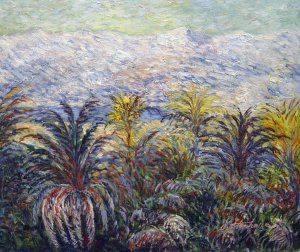 Claude Monet, Palm Trees At Bordighera, Painting on canvas