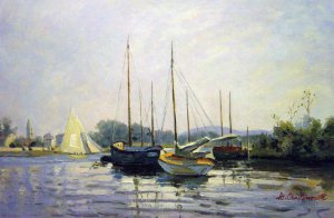 Claude Monet, Pleasure Boats, Argenteuil, Painting on canvas