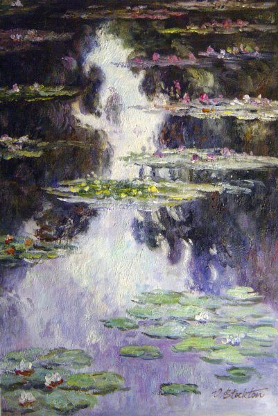 Pond With Waterlilies. The painting by Claude Monet