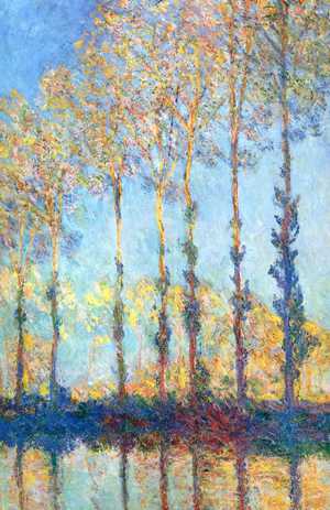 Poplars on the Banks of the Epte, Claude Monet, Art Paintings