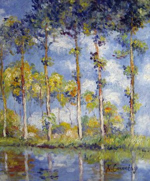 Claude Monet, Poplars, Painting on canvas
