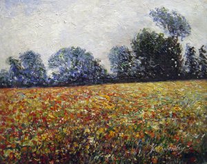 Claude Monet, Poppies At Giverney, Painting on canvas