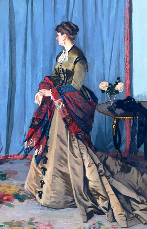 Claude Monet, Portrait of Madame Gaudibert, Painting on canvas