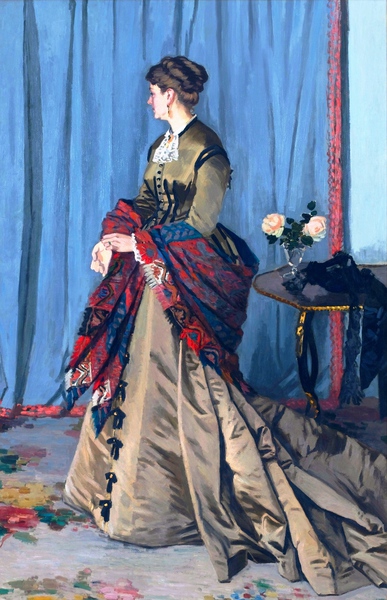 Portrait of Madame Gaudibert. The painting by Claude Monet