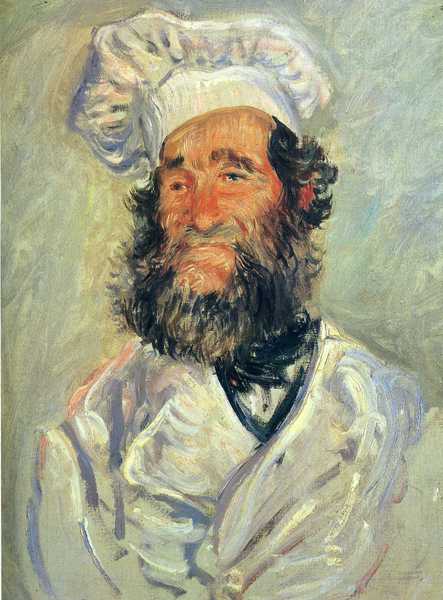 Portrait of Pere Paul. The painting by Claude Monet