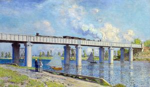 Reproduction oil paintings - Claude Monet - Railway Bridge at Argenteuil