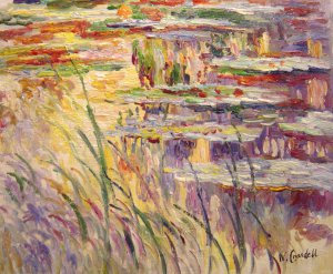 Reflections On The Water, Claude Monet, Art Paintings