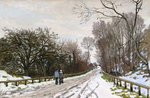 Reproduction oil paintings - Claude Monet - Road Toward The Farm Saint-Simeon, Honfleur