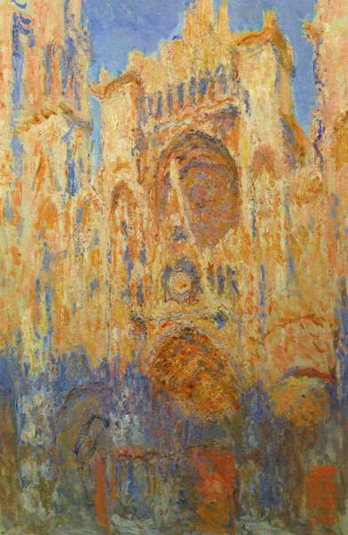 Rouen Cathedral, 1892-1893. The painting by Claude Monet