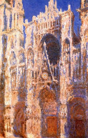 Claude Monet, Rouen Cathedral, the Portal in the Sun, Painting on canvas