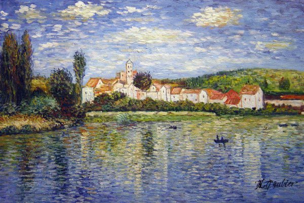 Summer In Vetheuil. The painting by Claude Monet