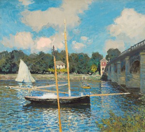Claude Monet, The Argenteuil Bridge, Painting on canvas