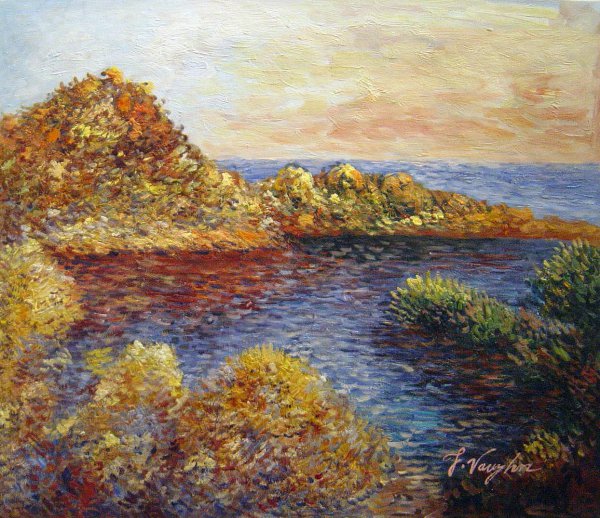 The Cape Martin. The painting by Claude Monet