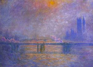 Reproduction oil paintings - Claude Monet - The Charing Cross Bridge, the Thames 2