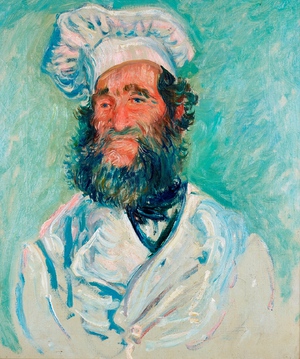 Claude Monet, The Chef, Pere Paul II, Painting on canvas