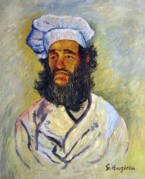 The Chef, Pere Paul. The painting by Claude Monet