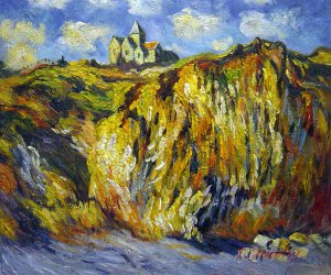 Claude Monet, The Church At Varengeville, Morning Effect, Painting on canvas