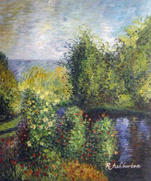 Claude Monet, The Corner Of The Garden At Montgeron, Painting on canvas