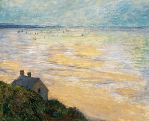 Reproduction oil paintings - Claude Monet - The Hut at Trouville, Low Tide