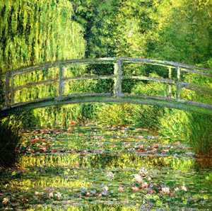 The Japanese Bridge II Oil Painting by Claude Monet - Best Seller