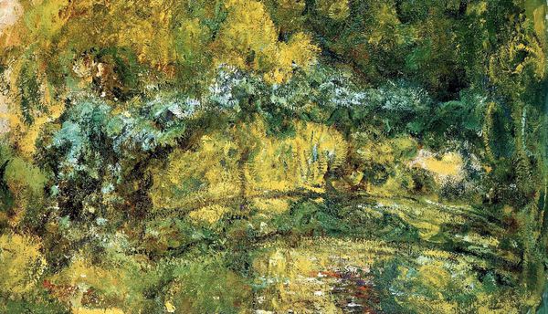 The Japanis Bridge (Footbridge over the Water-Lily Pond). The painting by Claude Monet