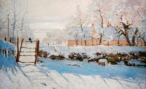 Reproduction oil paintings - Claude Monet - The Magpie