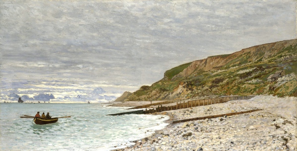 The Pointe of Heve. The painting by Claude Monet