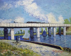 Reproduction oil paintings - Claude Monet - The Railroad Bridge At Argenteuil