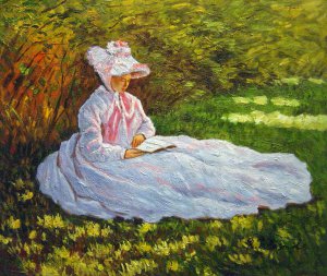 Claude Monet, The Reader, Painting on canvas