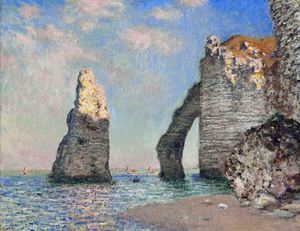 Reproduction oil paintings - Claude Monet - The Rock Needle and the Porte Daval