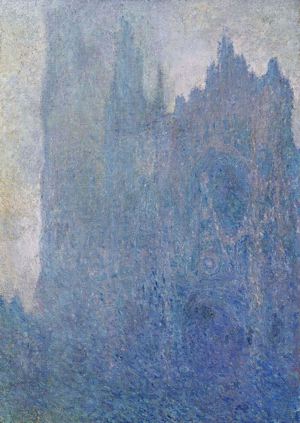The Rouen Cathedral in the Fog