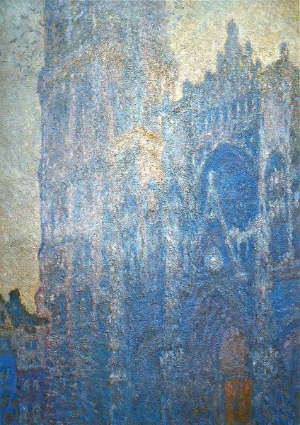 The Rouen Cathedral, the Portal and the tour d'Albane, Morning Effect. The painting by Claude Monet