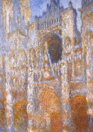 Claude Monet, The Rouen Cathedral, The Portal at Midday, Painting on canvas