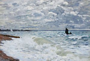 Reproduction oil paintings - Claude Monet - The Sea at Saint-Adresse