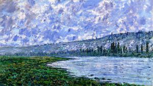 Reproduction oil paintings - Claude Monet - The Seine and the Chantemesle