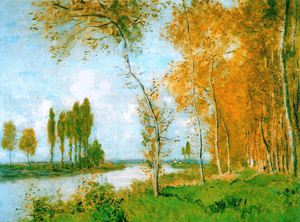 Claude Monet, The Spring in Argenteuil, Painting on canvas