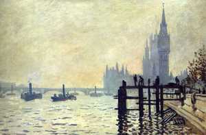 Reproduction oil paintings - Claude Monet - The Thames Below Westminster