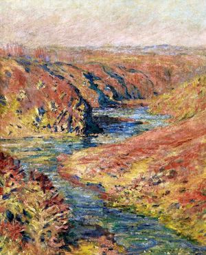 Claude Monet, The Valley of Creuse at Fresselines, Painting on canvas