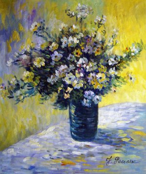 Claude Monet, The Vase Of Flowers, Painting on canvas