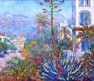 Claude Monet, The Villas at Bordighera, Painting on canvas