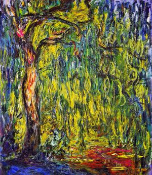 The Weeping Willow, 1918, Claude Monet, Art Paintings
