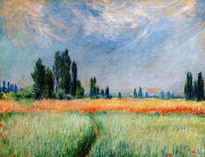 Claude Monet, The Wheat Field, Painting on canvas