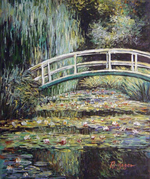 The White Water-Lilies. The painting by Claude Monet