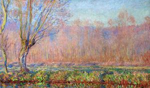 Claude Monet, The Willows, Painting on canvas
